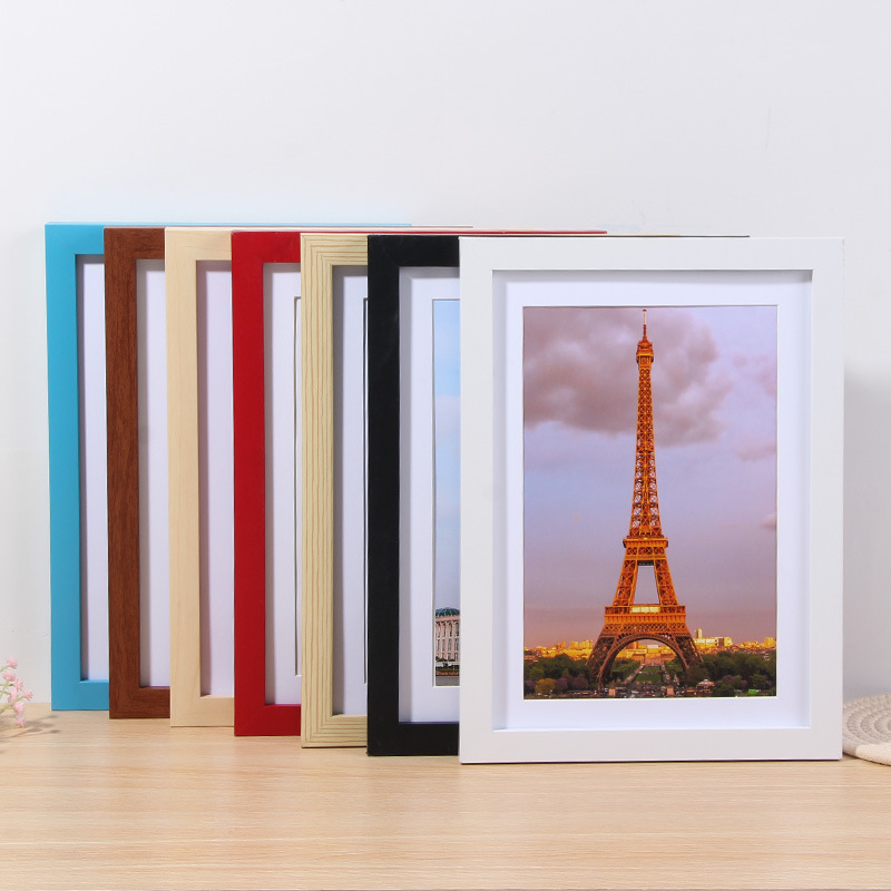 Hot Sale Simple Photo Wooden Picture Frames For Home Decor