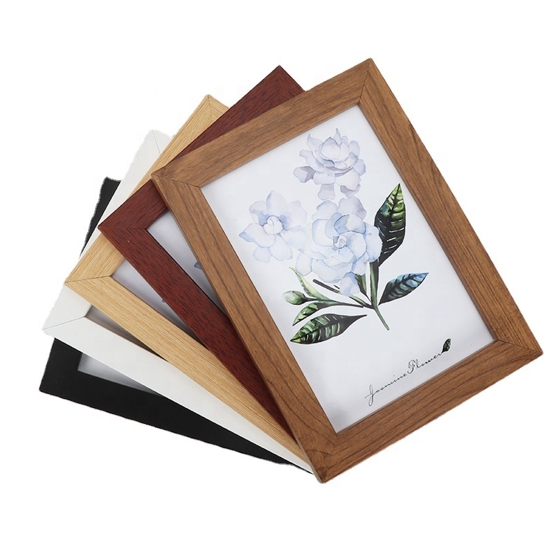 Wholesale Cheaper A1 A2 A3 A4 A5 5x5 5x7 8x8 11x14 16x20 Inches Wooden Painting Photo Frame Home Decoration Modern Picture Frame