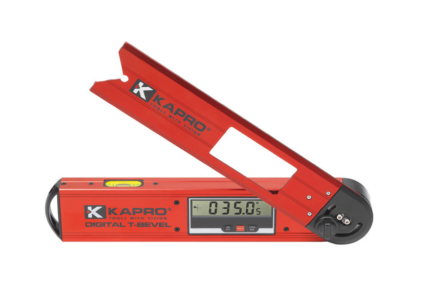 level ruler 992 electronic digital display angle ruler aluminum alloy Multifunction Angle meter Measuring tools red