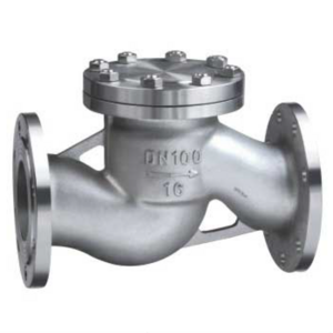 H44H Vertical lift type check valve WCB flange check valve PN16-PN100