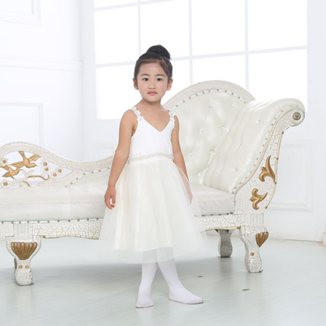 2018 Wholesale Children Tulle Dresses Summer Flowers Pearl Beaded Backless Baby Girls Dresses 50 Casual Polyester Long Floral