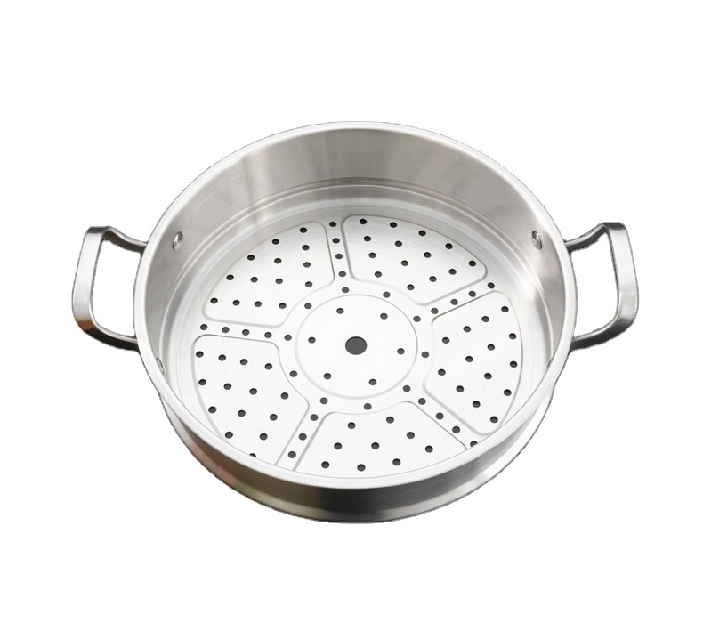 High Quality Steamer Cooking Pot Double Layer Thickening Three Layer Stainless Steel Pot