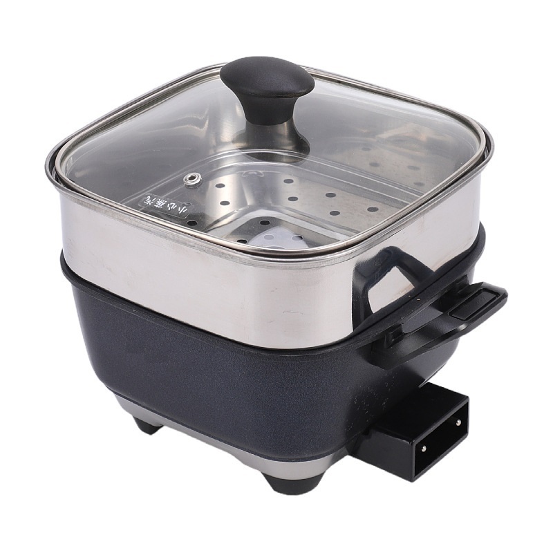 Wholesale Square Electric Cooker Frying Pan Electric Pot Mini Multi Functional Electric Hotpot