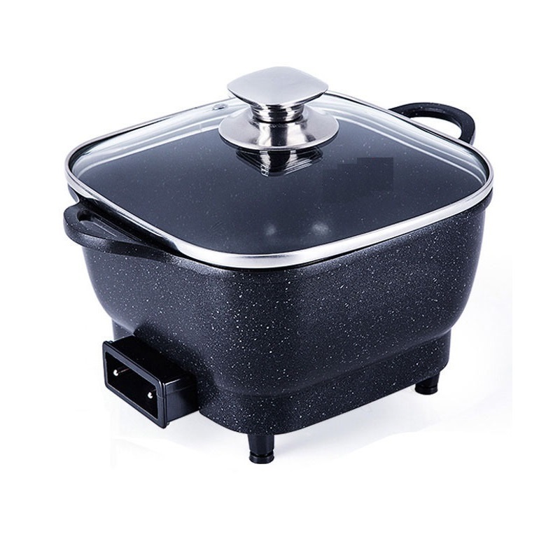 Wholesale New Style Square Pot Rinse Roast One Electric Pot Mini Multifunctional Electric Hot Pot