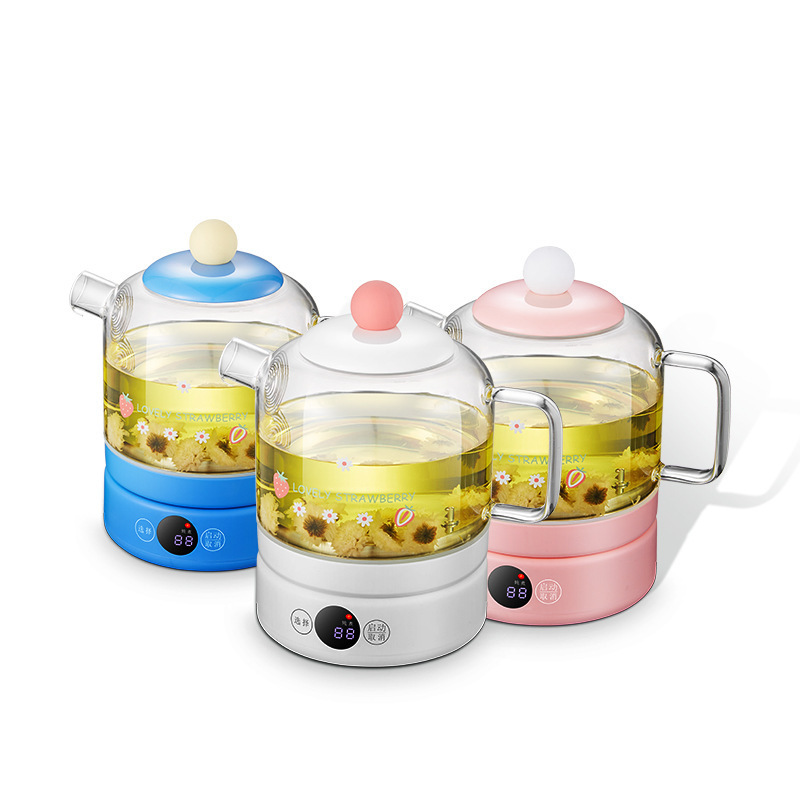 Home Multi-functional Glass Tea Maker Health Pot Mini Health Pot Automatic Electric Kettle