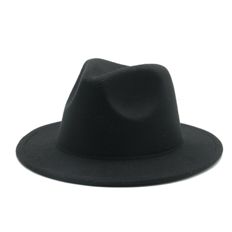 Wholesale Children Fedora New Style Australia Wool Wide Brim Wool Felt Hard Hat For Boys Girls