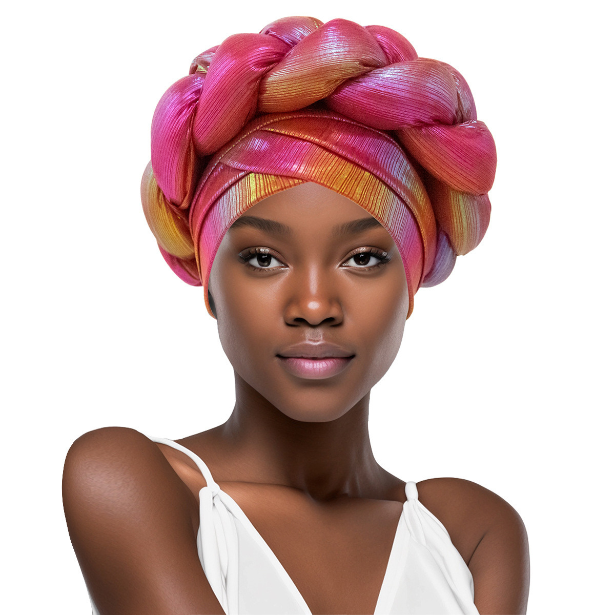 Manufacturers Wholesale Muslim Wrap Head Cap African National Style Daily Wear African Braid Cap