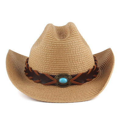 Wholesale Dallas Men Western Bulk Cowboy Hard Hat Custom Adult Women Straw Mexican America Flag Cowboy Straw Hats Made In Mexico