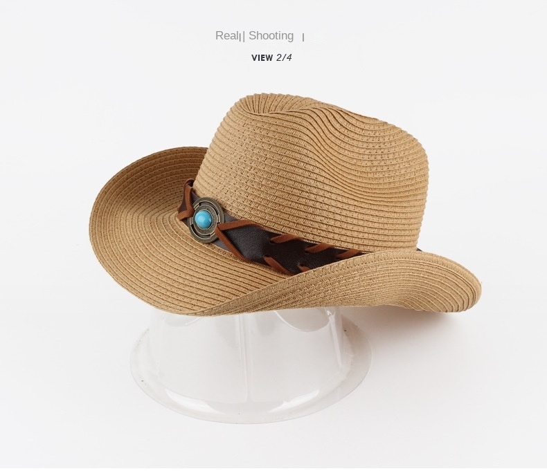 Wholesale Dallas Men Western Bulk Cowboy Hard Hat Custom Adult Women Straw Mexican America Flag Cowboy Straw Hats Made In Mexico