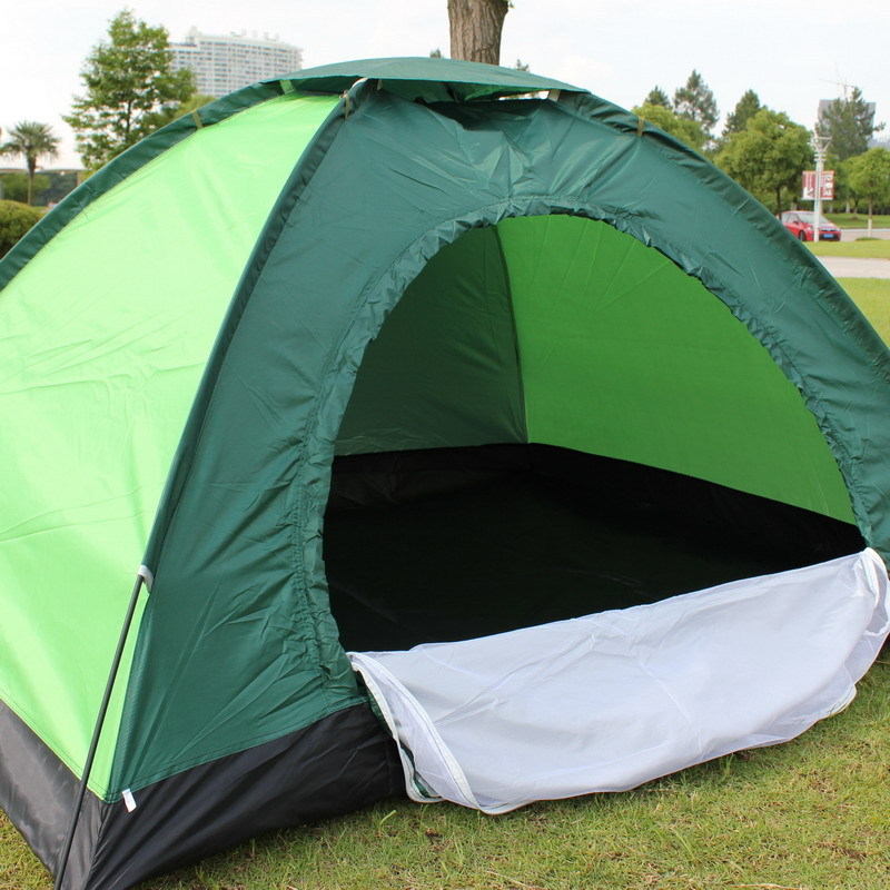 Double Single Layer Couple Tent Outdoor Camping Rainproof Uv Tent Wholesale Oxford Cloth Tent