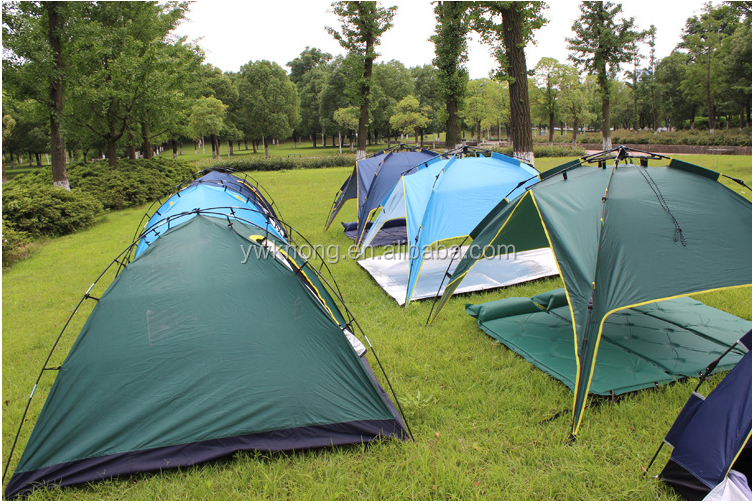 Automatic outdoor one-story two-door tent sun protection and water repellent camping mosquito proof tent