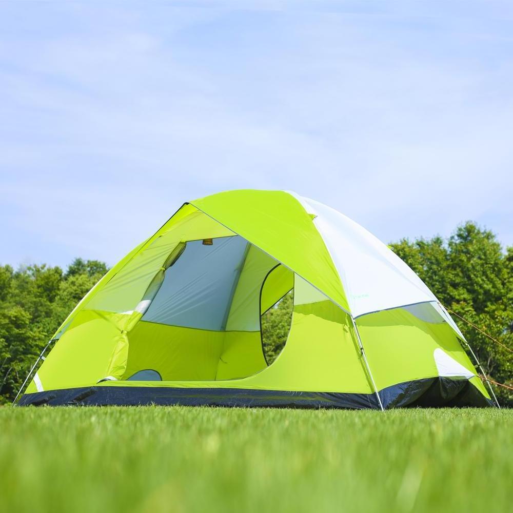 Outdoor Supplies 3-4 Person Fully Automatic Beach Camping Spring Speed Open Double Single Layer Camping Tent