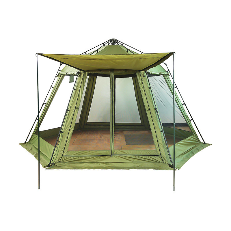 Custom 6-Sided Portable Outdoor Pop up Escape Shelter Instant Quick Set Screen Camping Tents