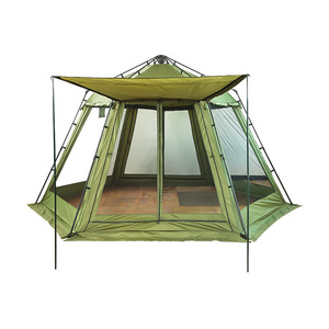 Custom 6-Sided Portable Outdoor Pop up Escape Shelter Instant Quick Set Screen Camping Tents