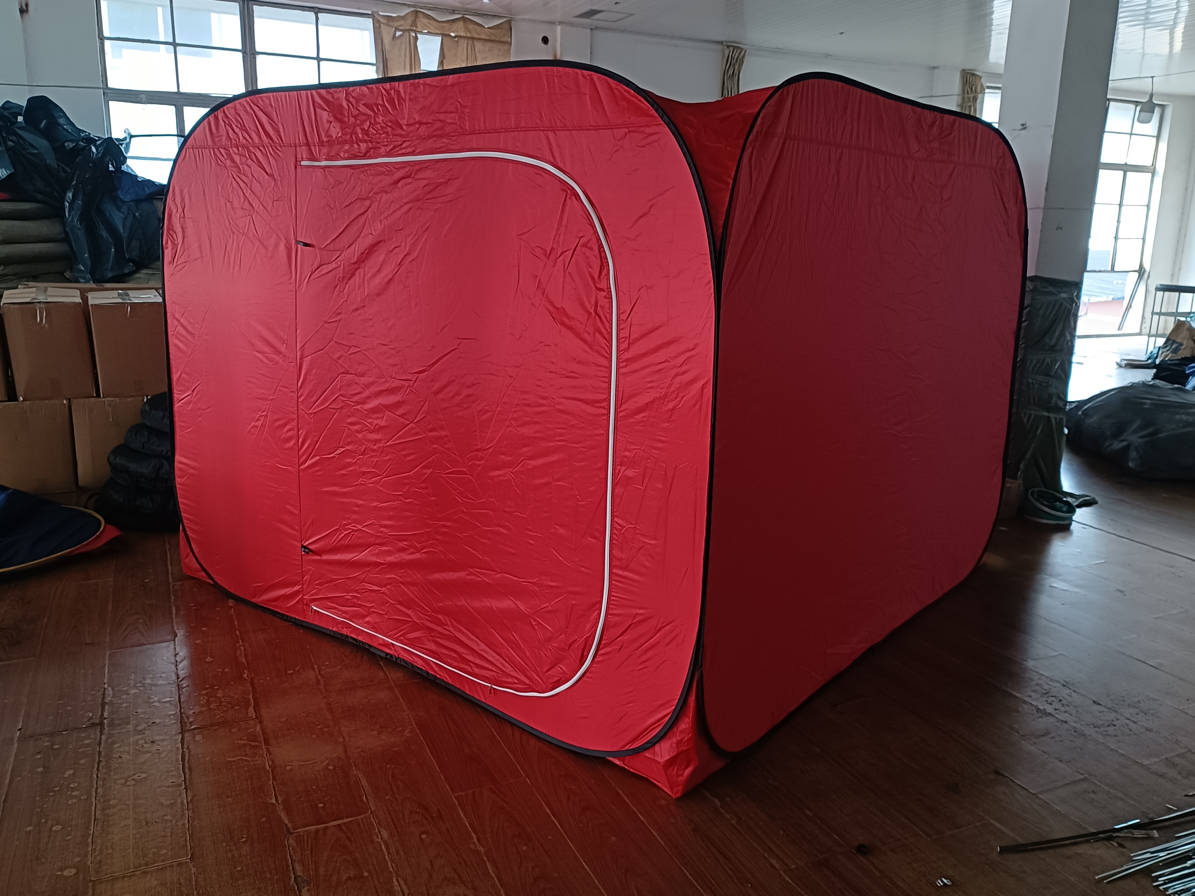 philippines malaysia southeast asia tsunami typhoon earthquake indoor modular evacuation relief tent with top mesh