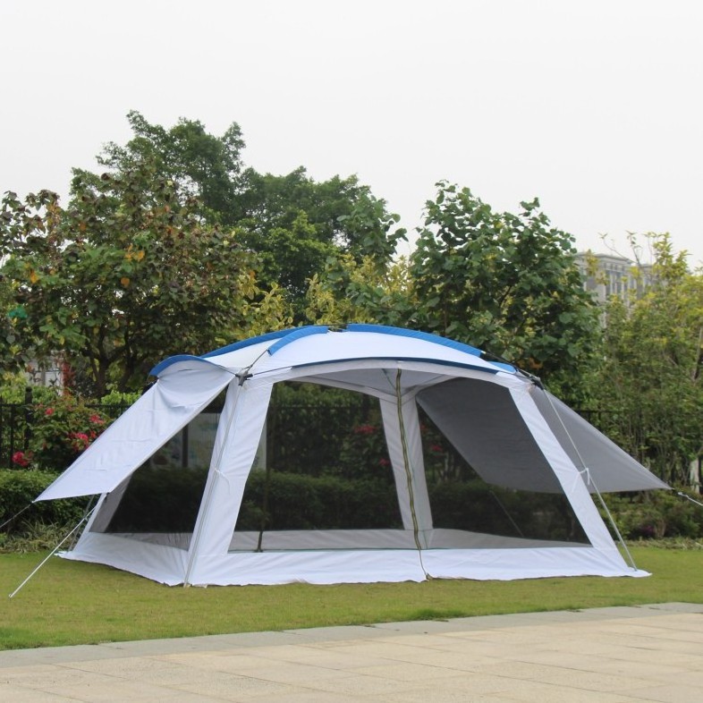 Outdoor Canopy Muti-People Big Tent 8 People Family Camping Barbecue Dinner Waterproof Sunscreen Folding Tent