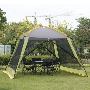 Outdoor Canopy Muti-People Big Tent 8 People Family Camping Barbecue Dinner Waterproof Sunscreen Folding Tent