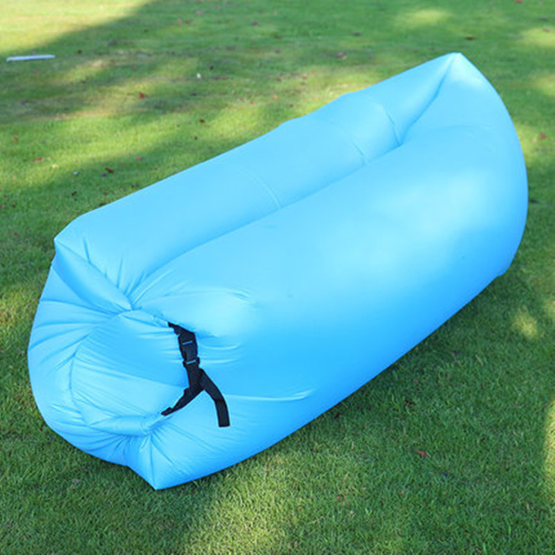 Outdoor Camping Inflatable Sofa Mat Lazy Bag 3 Season Ultralight Beach Sleeping Air Bed Lounger Sports Camping Travel