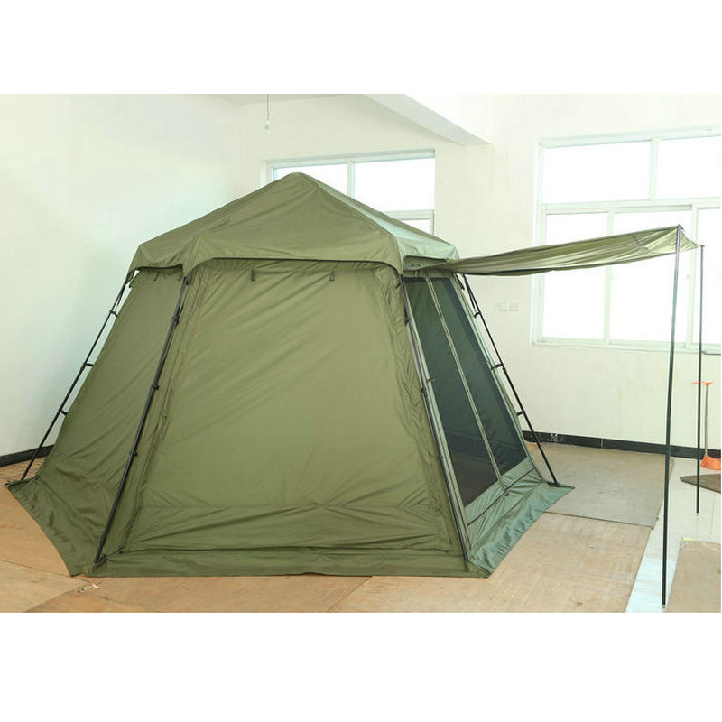 Custom 6-Sided Portable Outdoor Pop up Escape Shelter Instant Quick Set Screen Camping Tents