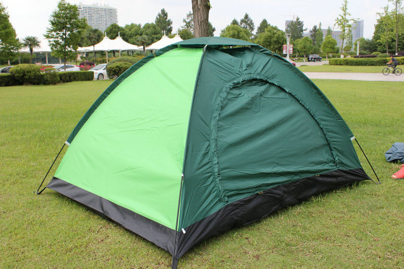 Double Single Layer Couple Tent Outdoor Camping Rainproof Uv Tent Wholesale Oxford Cloth Tent