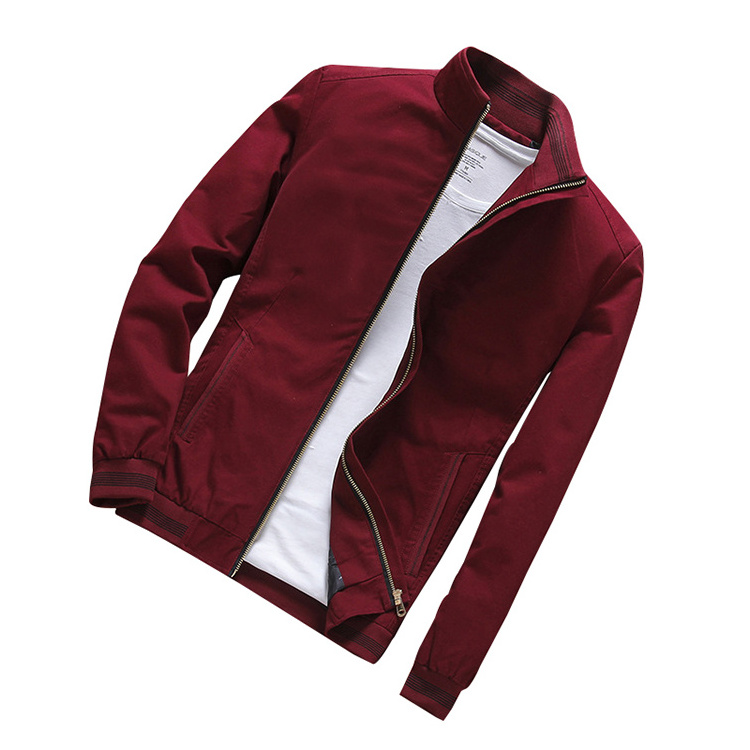 Hot Sale Slim Fit Cotton Bomber Jacket Men Outerwear Clothing Cotton Jackets