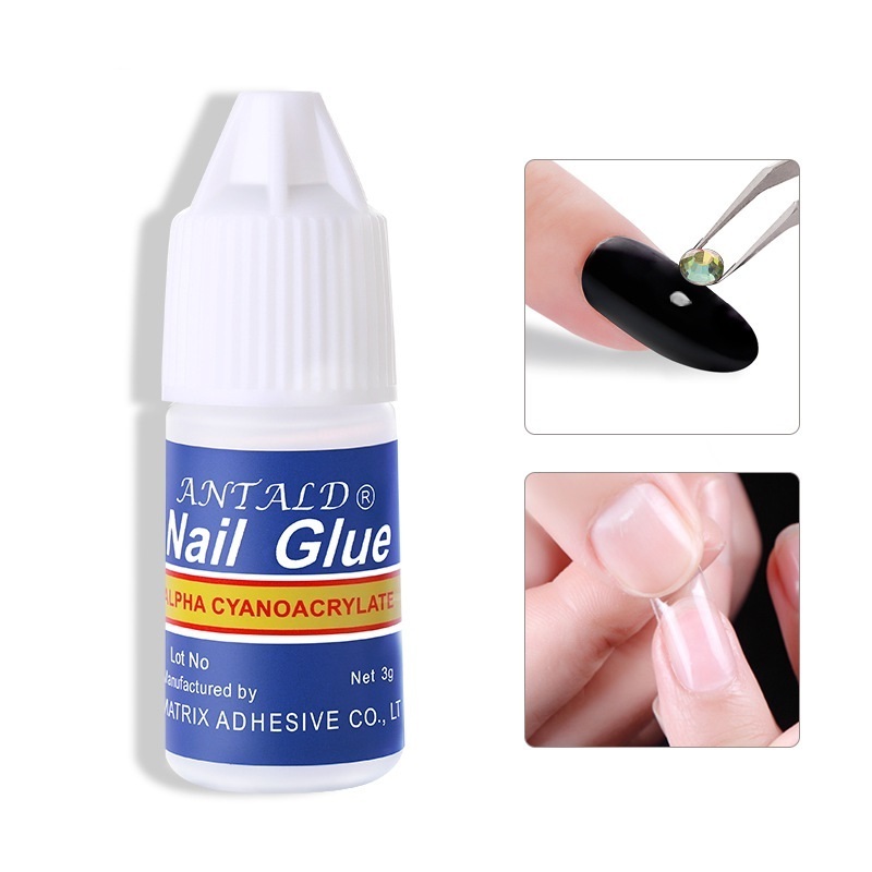 3g Fast Drying Strong Charm Nail Glue Accessories Manicure DIY Beauty Salon Nail Tools Art Gel Glue for Press on Nail False Tips