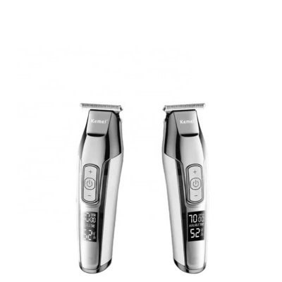 Kemei Rechargeable Electric Hair Clipper With LCD KM-5027 High Quality Cordless Trimmer Household Barber Carving Trimmer