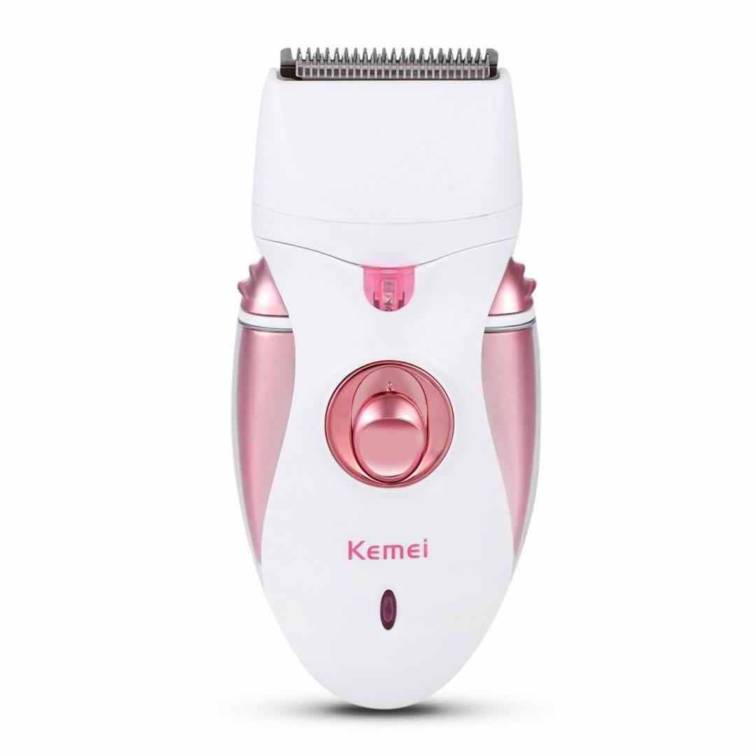 kemei KM-2530 lady body scraping shaver female waterproof razor hair shaver hair remover epilater  and callous remover 4 in 1