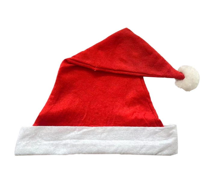 Large children adult Santa hats and non-woven processed Christmas party Christmas decorations for Christmas dance parties