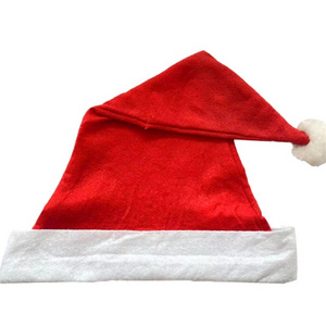 Large children adult Santa hats and non-woven processed Christmas party Christmas decorations for Christmas dance parties