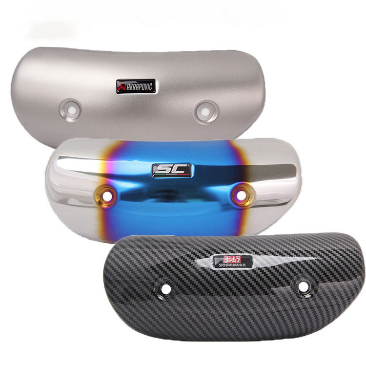 Motorcycle Exhaust Pipe Ironing Decorative Cover Ironing Plate Cover Heat Insulation Cover