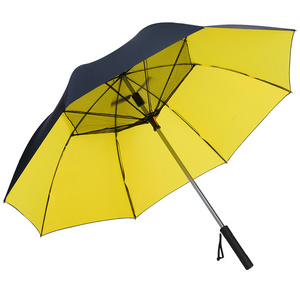 LaKuNa  2024 summer automatic electric fan umbrella 210T 27inch 8K sunshade cool UV coated wind proof fiberglass man umbrellas