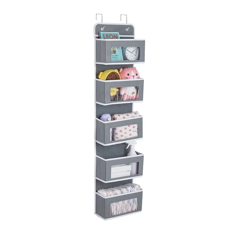 Custom Wall-mounted home office clothing organizer clothes toys Shoes foldable hanging dirty clothes bag storage organizers