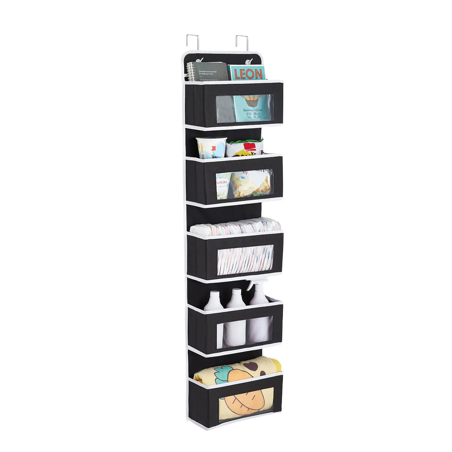 Custom Wall-mounted home office clothing organizer clothes toys Shoes foldable hanging dirty clothes bag storage organizers