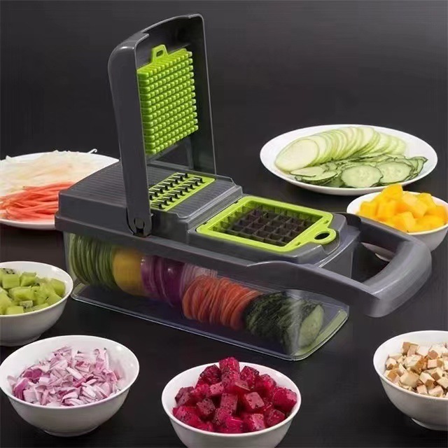 High Quality Manual Vegetable Cutter  Hand Pressed Fruit Vegetable Slicer Vegetable Chopper Food Processor