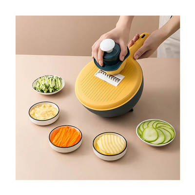 Factory price 12 in 1 multifunction Fruit & Vegetable Tools kitchen vegetable grater cutter slicer hand held vegetable chopper