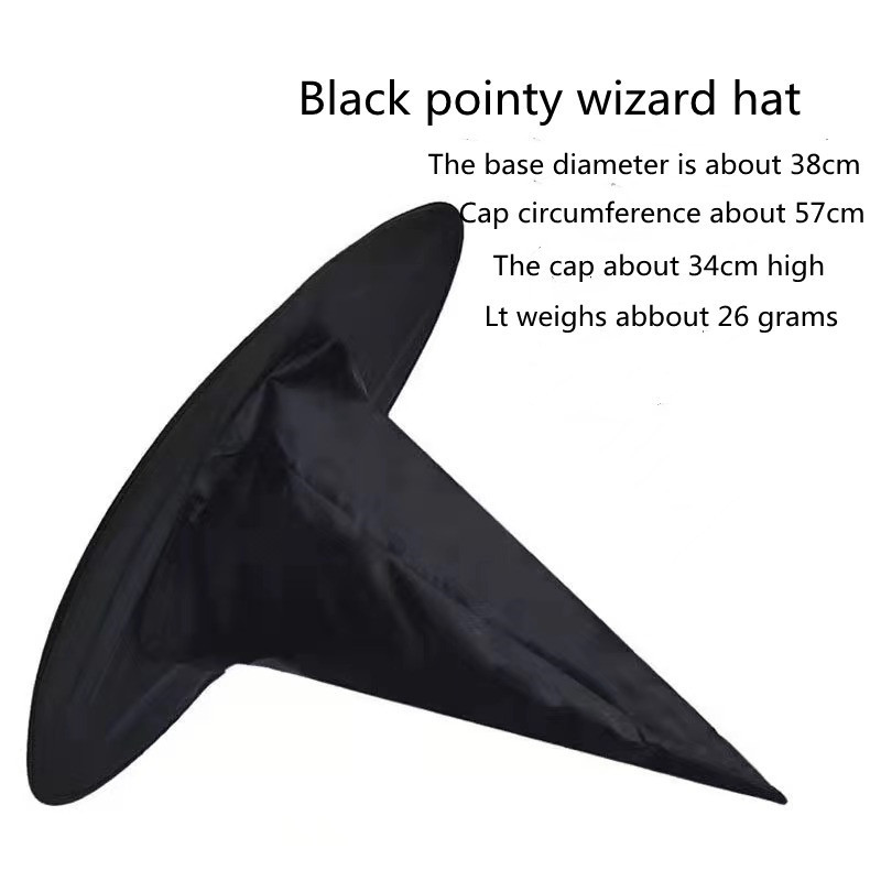 Halloween Witch Hats  Party Costume Accessory  witches hat Black Hanging Wizard Hat Floating Porch Yard Decoration