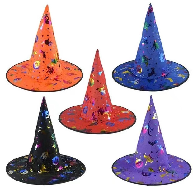 Halloween Witch Hat  Cosplay Wizard Hat Witch Party DecorationsHalloween Witch Party Hats Accessories