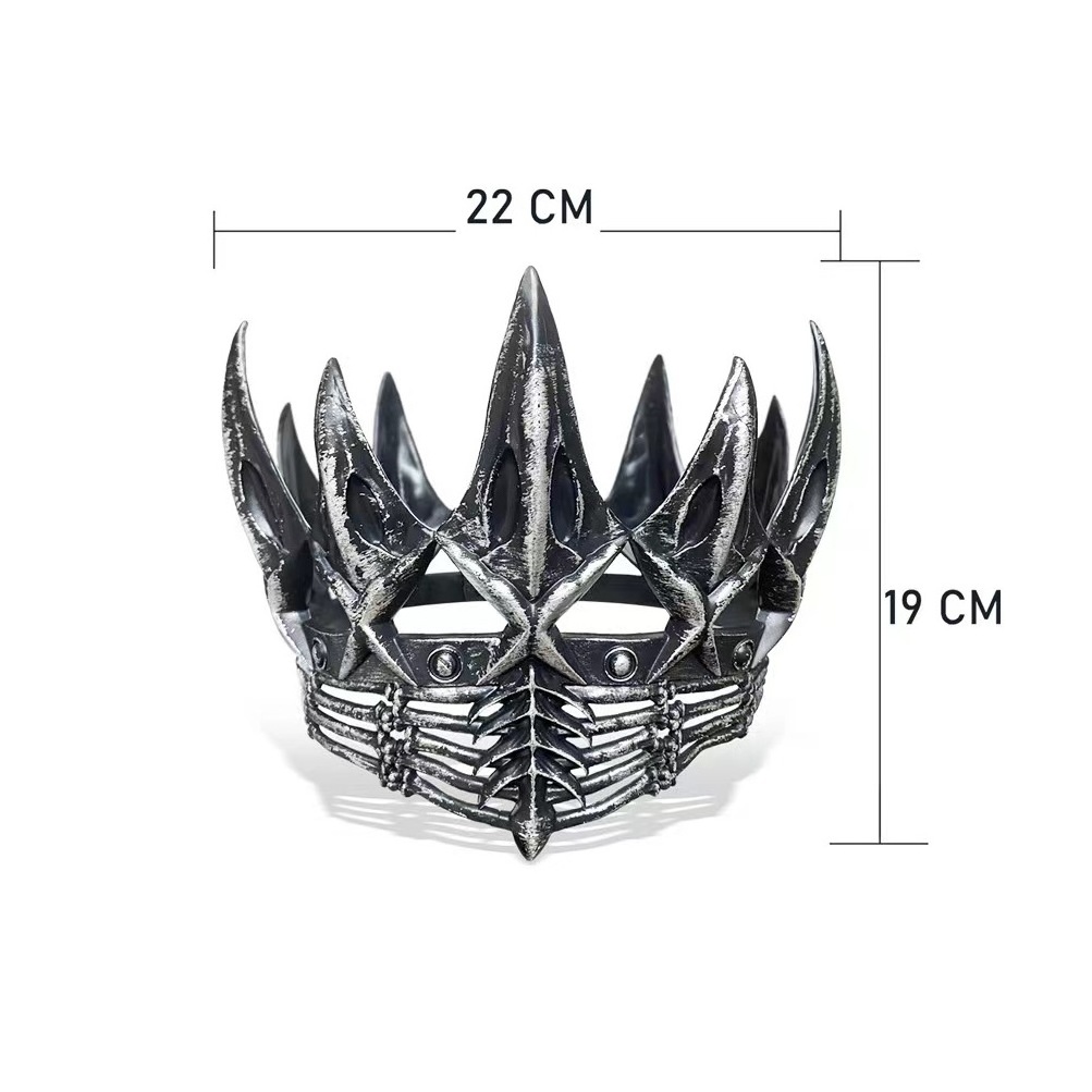 crow crown Headband Halloween  hair hoop Headband cosplay decoration accessories Queen King Halloween crown headband