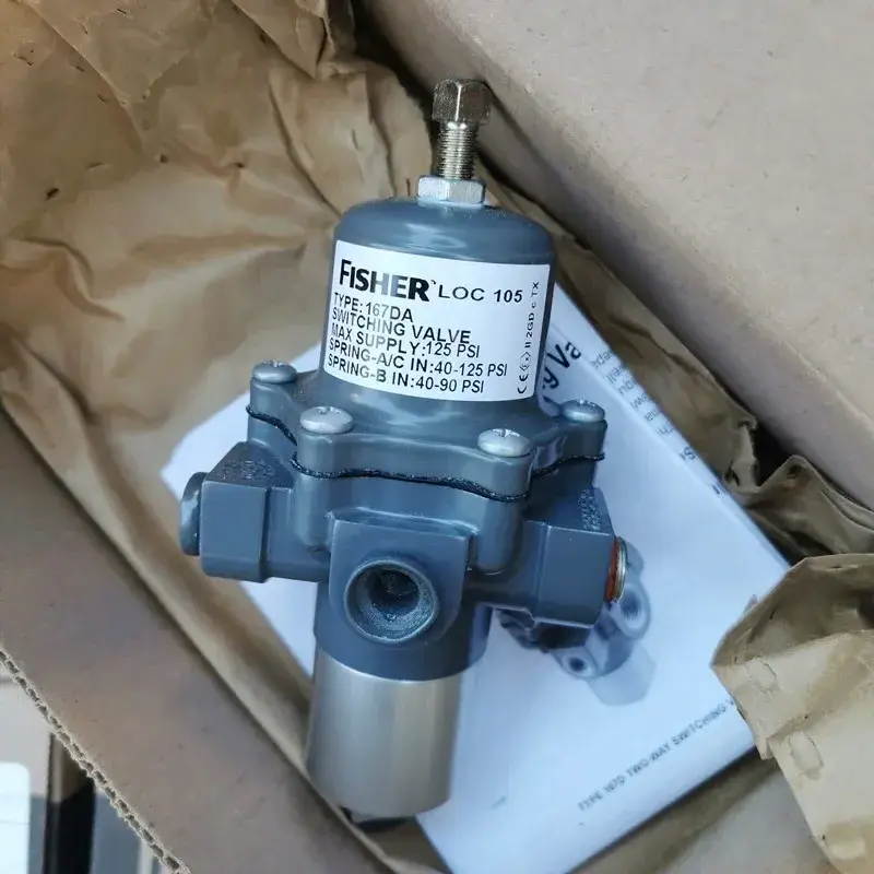 Pressure reducing valve fisher 67CFR-225/C4 67CF-1663-38531 pressure regulating valve mounted on the valve 67CFR-237 167DA