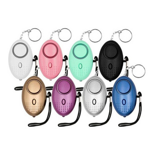 Alarm Flash Light with LED Light 140dB Sound Alarm Keychain Self Defense Personal Safety Alarm Keychain