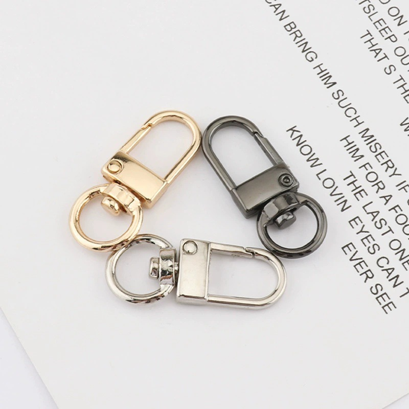 High quality lobster Swivel Trigger Clasp Bag Hardware Keychain Hook Zinc Alloy Snap Hook