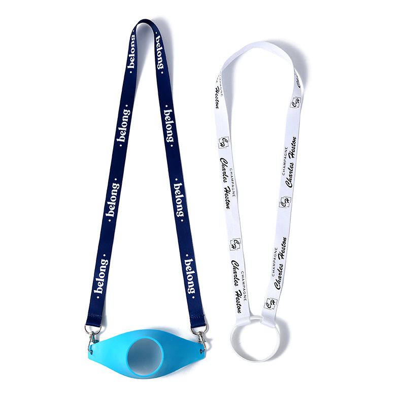 Water Bottle Cup Holder Lanyard Neck Strap Lanyard Custom Promotional Lanyards