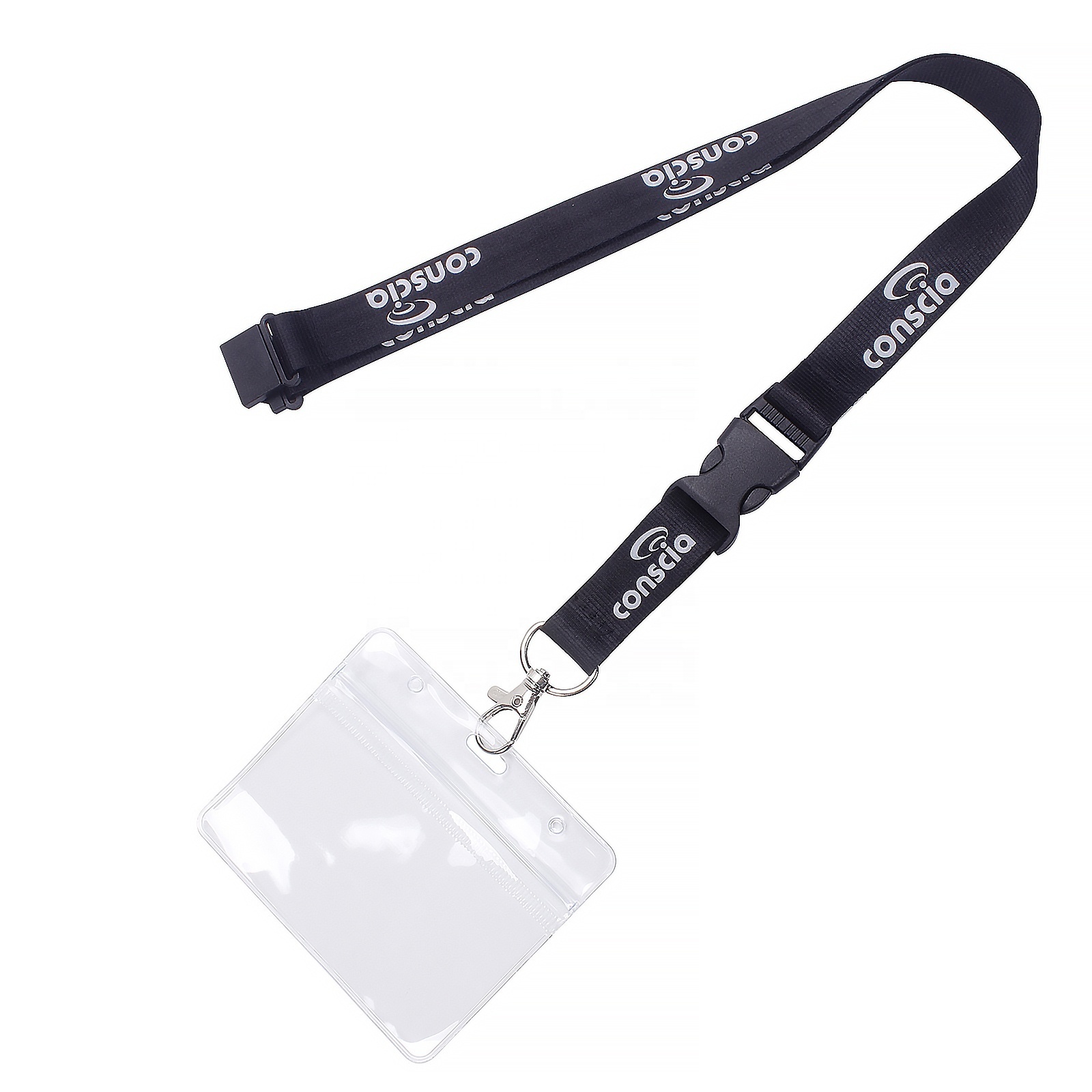 2022 Hot Sale Customized ID Card Holder Lanyard Colorful Badge Card Holder with Lanyard