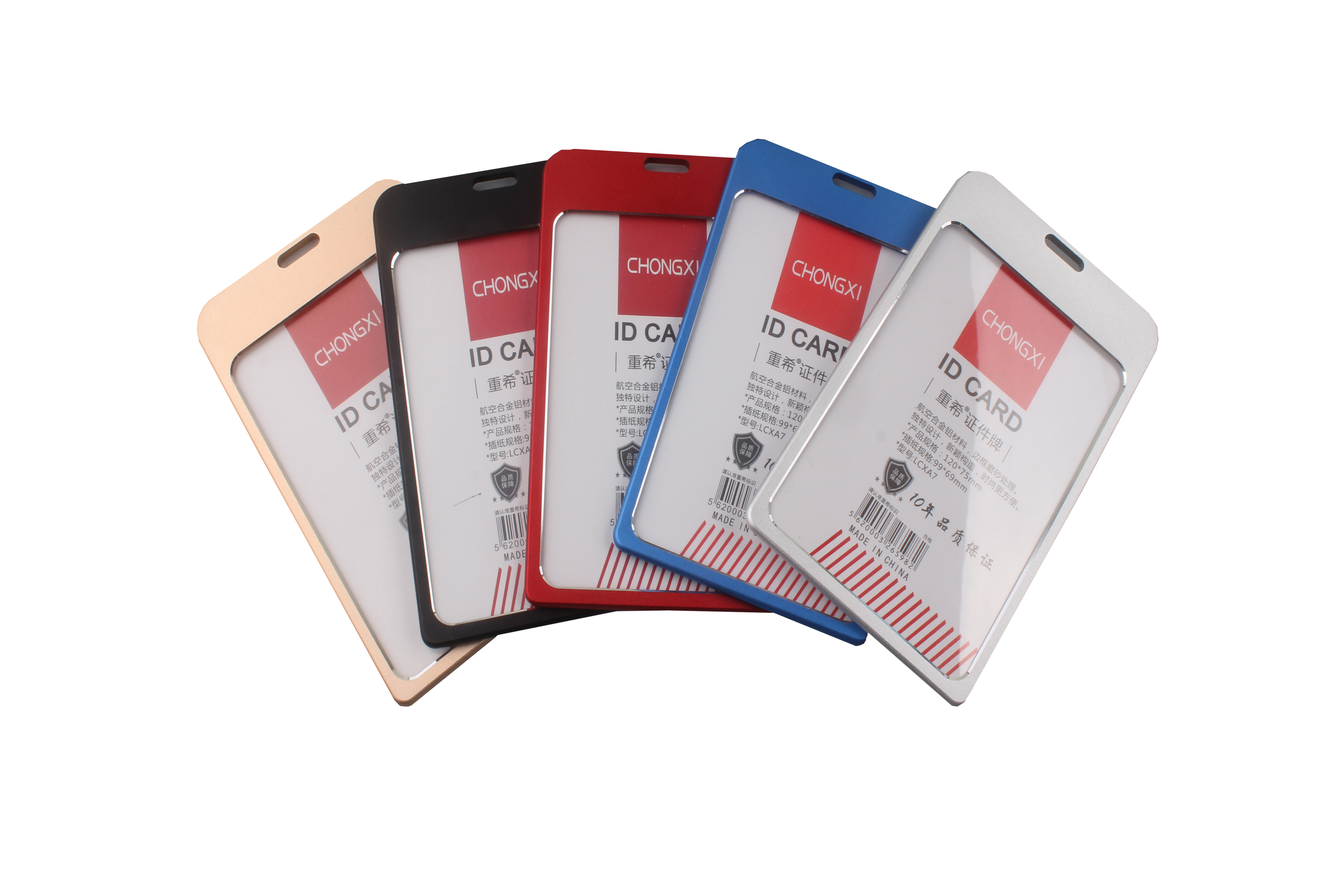 High Quality Vertical Plastic ID Card Holder For Office/School/Conferences/Exhibitors