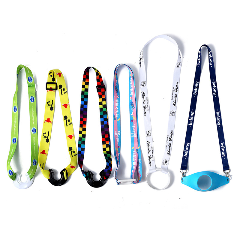 Water Bottle Cup Holder Lanyard Neck Strap Lanyard Custom Promotional Lanyards