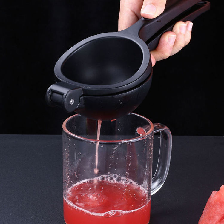 Stainless steel high-quality kitchen accessories, handheld watermelon fruit juicer, manual orange and lemon juicer