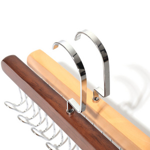 Multifunctional Household Wooden Hanger Underwear Eight Hook Storage Rack For Garment Wooden Hook With Swivel Hook