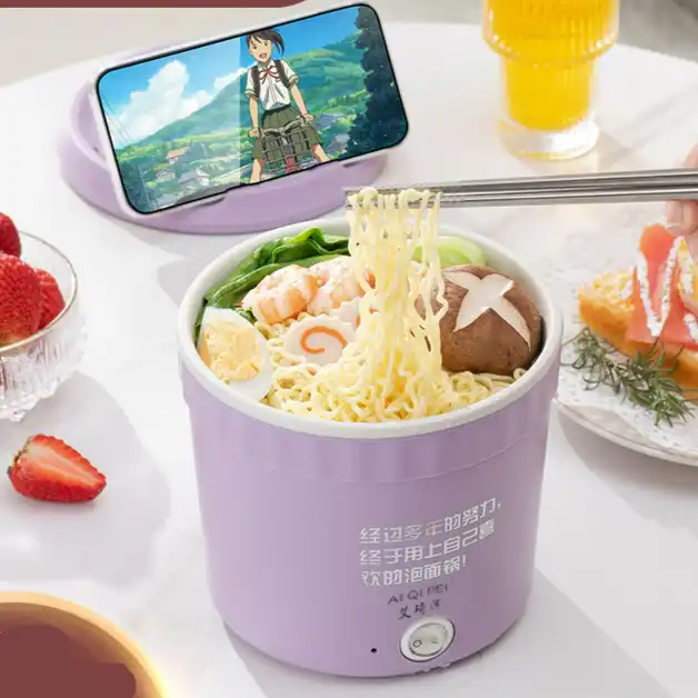 High Quality Portable Mini Hot Pot Food Cup Instant Noodles Electric Cooker