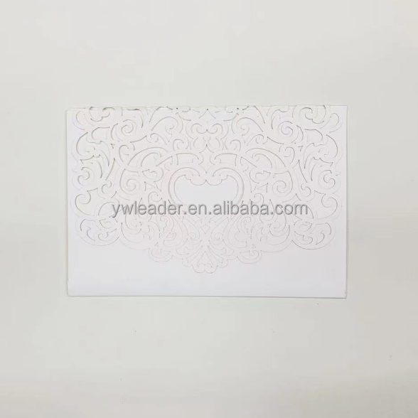 Wedding Supplies Custom Pop Up Luxury 3D Three-Dimensional Laser Cut Wedding Invitation Card